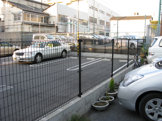 駐車場の看板施工例