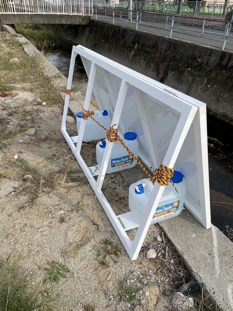 (株)もっと様大型自立看板事例写真