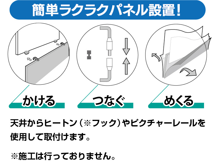 簡単ラクラクパネル設置