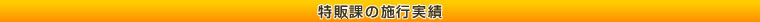 特販課の施行実績